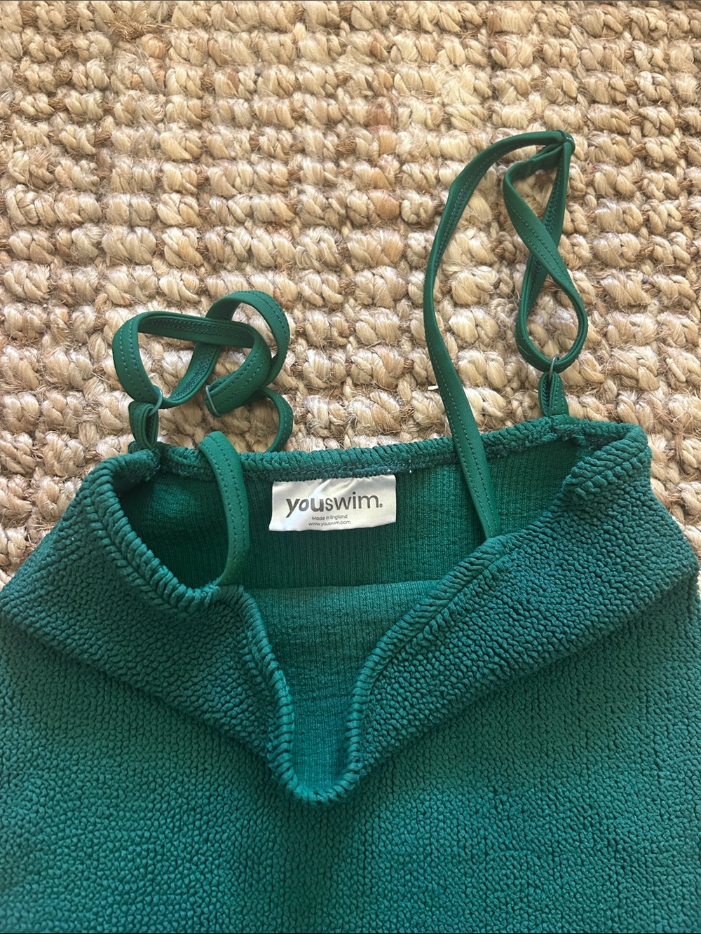 Youswim Emerald Green Poise Textured One-Piece Swimsuit - Picture 3 of 6